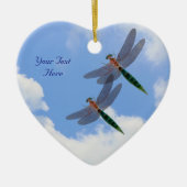Dragonflies Blue Sky  Ornament (Voorkant)