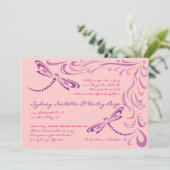 DRAGONFLIES B'nai Mitzvah Uitnodiging (Staand voorkant)