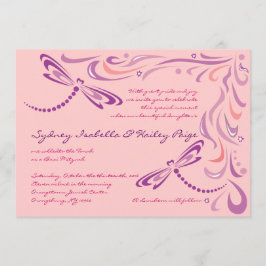 DRAGONFLIES B'nai Mitzvah Uitnodiging