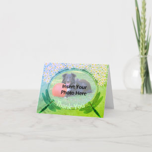 Dragonflies Daisies Bedankt voor je fotokaart