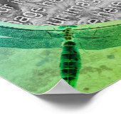 Dragonflies Daisies Foto Lijst Creëer Uw Eigen Poster (Hoek)