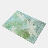 Dragonflies Damselflies en Floral Pattern Deurmat (Schuin)