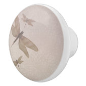 Dragonflies  Dragonfly Chic Elegant Custom Keramische Knop (Rechts)