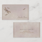Dragonflies Dragonfly Chic Elegant Custom Visitekaartje (Voorkant / Achterkant)