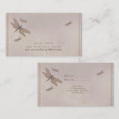 Dragonflies  Dragonfly Chic Verwijs een vriend Aanbevelingskaartje (Voorkant / Achterkant)