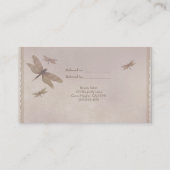 Dragonflies  Dragonfly Chic Verwijs een vriend Aanbevelingskaartje (Achterkant)