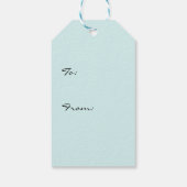 Dragonflies en bloemen Labels Cadeaulabel (Achterkant)