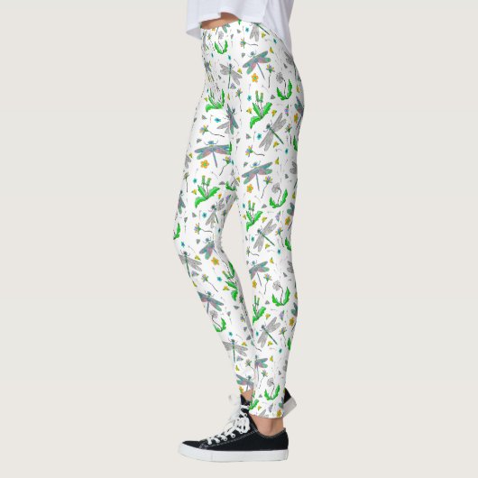 Dragonflies en Dandelions Leggings (Links)
