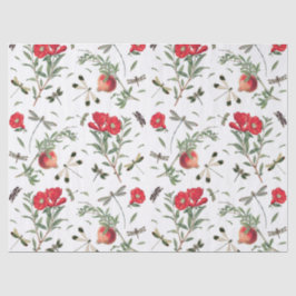 Dragonflies en Pomegranates Pattern Decoupage Tissuepapier