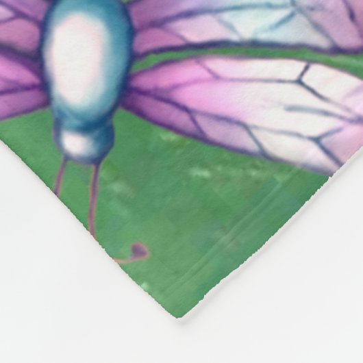 Dragonflies Fleece Deken (Hoek)