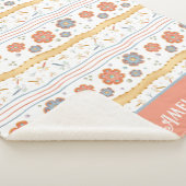 Dragonflies Flowers  Inspirivity Sherpa Deken (3/4)