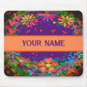 Dragonflies Gepersonaliseerde naamInspirivity Muismat (Voorkant)