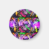 Dragonflies Glow Golf Pet Clip USB-oplaadstatus Magneet (Voorkant)