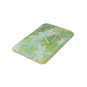 Dragonflies Green Blauwgroen Cream Patroon Badmat (Gekanteld)
