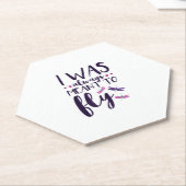 Dragonflies Ik was altijd bedoeld om Dragonfly Lo Kartonnen Onderzetters (Schuin)