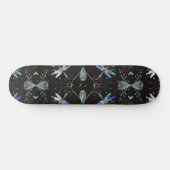 Dragonflies Jeweled Skateboard (Horizontaal)