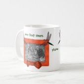 Dragonflies Lijst Aangepaste foto toevoegen Koffiemok (Voorkant links)