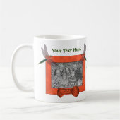 Dragonflies Lijst Aangepaste foto toevoegen Koffiemok (Links)