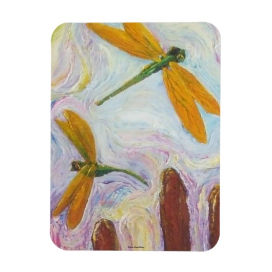 Dragonflies Magnet Magneet (Verticaal)