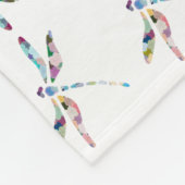 Dragonflies Medium Fleece Blanket Deken (Hoek)