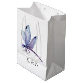 Dragonflies Medium Gift Bag Cadeauzakje (Voorkant Gekanteld)