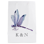 Dragonflies Medium Gift Bag Cadeauzakje (Achterkant)