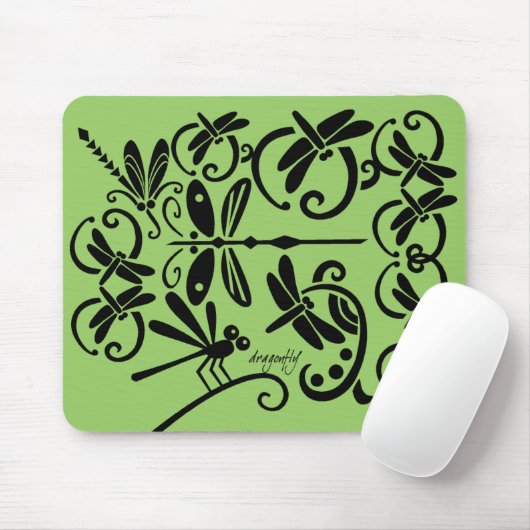 Dragonflies Mousepad Muismat (Met muis)