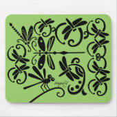 Dragonflies Mousepad Muismat (Voorkant)