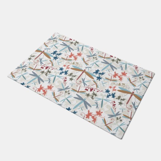 Dragonflies multi-gekleurd patroon deurmat (Schuin)