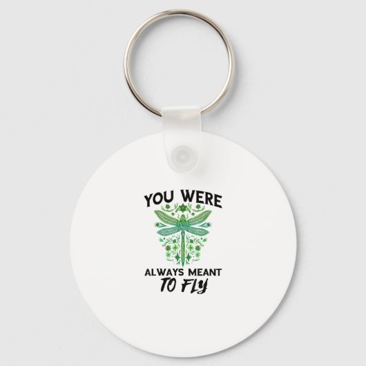 Dragonflies Natuur Insect altijd bedoeld om te vli Sleutelhanger (Voorkant)