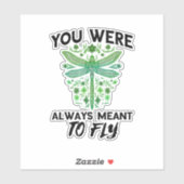 Dragonflies Natuur Insect altijd bedoeld om te vli Sticker (Vel)