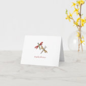 Dragonflies Note Kaart (Gele Bloem)