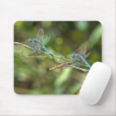 Dragonflies op Branch Mousepad Muismat (Met muis)