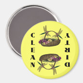 Dragonflies op de ventilator van de vuilnisbak magneet (Voorkant / Achterkant)