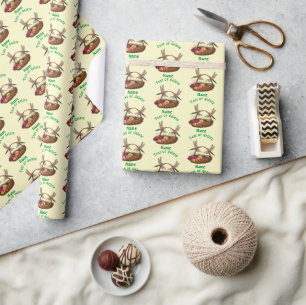 Dragonflies op eigen maat van de bloem cadeaupapier