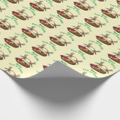 Dragonflies op eigen maat van de bloem cadeaupapier (Hoek)