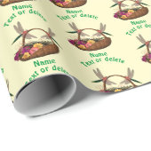 Dragonflies op eigen maat van de bloem cadeaupapier (Rol Hoek)