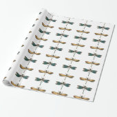 Dragonflies Papier Wrap (Uitgerold)