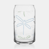 Dragonflies Patroon Drinkware Set Blikvorm Glas (Links)