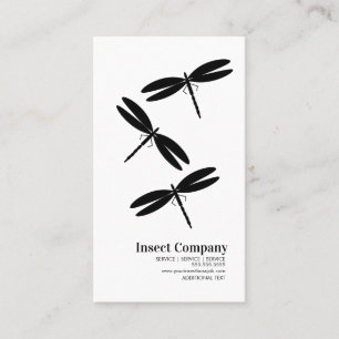Dragonflies Pest Control Company Logo Visitekaartje