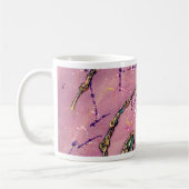 Dragonflies Pink Fizz Koffiemok (Links)