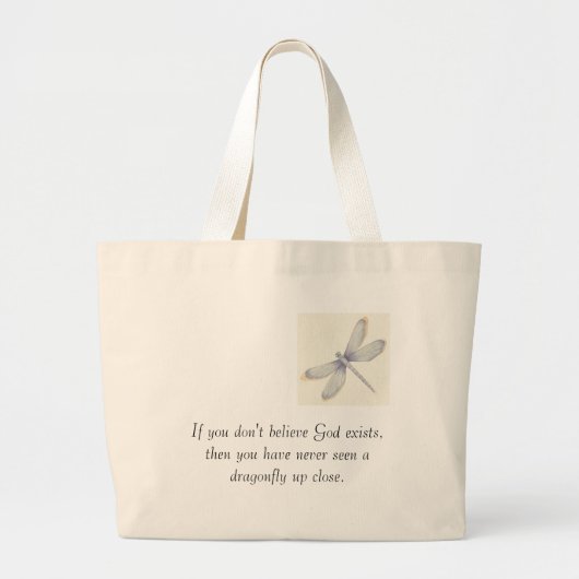Dragonflies_Print_C12047134%5B1%5D, als u niet... Grote Tote Bag (Voorkant)