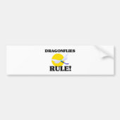 DRAGONFLIES-regel! Bumpersticker (Voorkant)