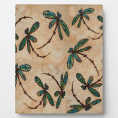 Dragonflies Rustic Cream Fotoplaat (Voorkant)