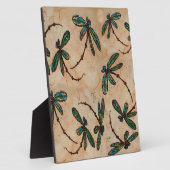 Dragonflies Rustic Cream Fotoplaat (Zijkant)