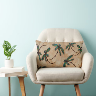 Dragonflies Rustic Cream Kussen