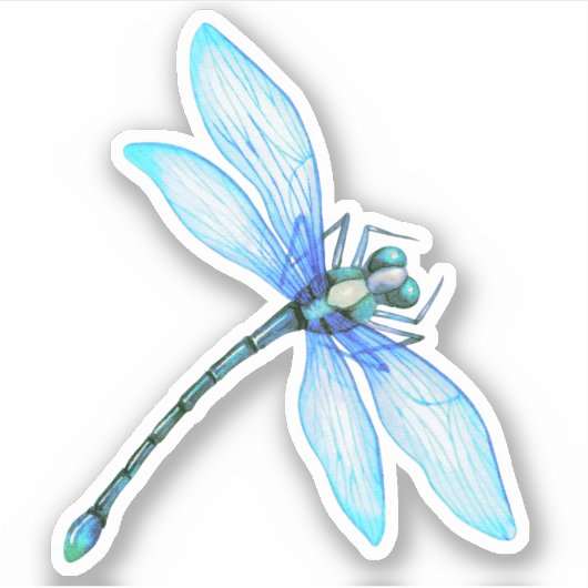 Dragonflies Sticker (Voorkant)