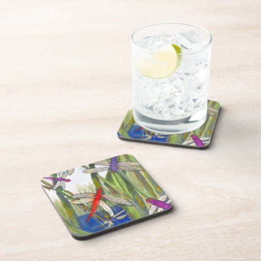 Dragonflies Summer Bier Onderzetter (Rechterzijde)