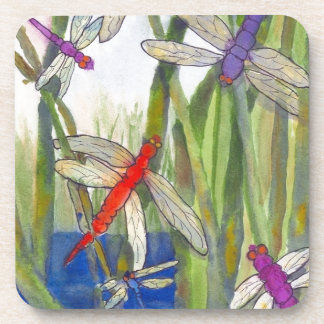 Dragonflies Summer Bier Onderzetter