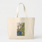 Dragonflies Summer Grote Tote Bag (Voorkant)